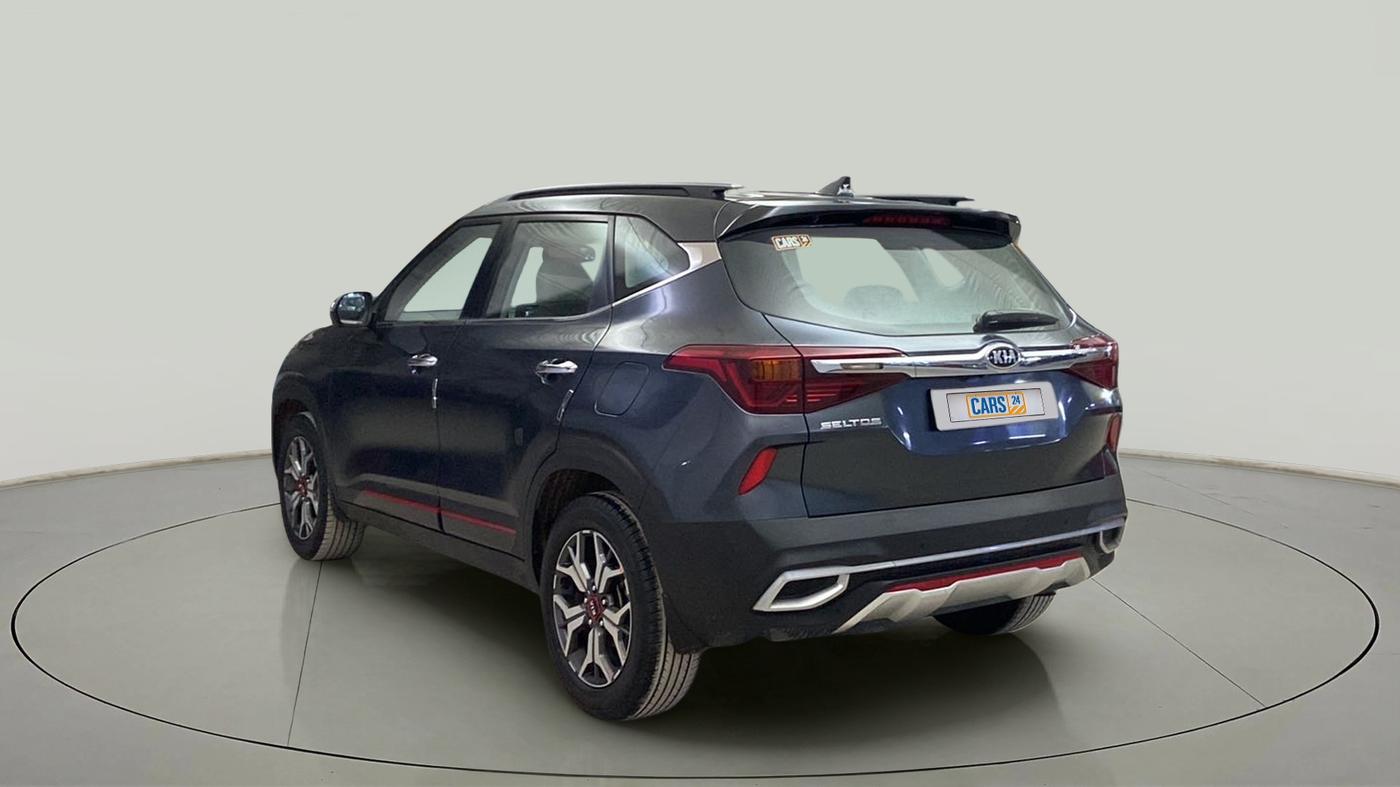 2019 KIA SELTOS GTX PLUS DCT 1.4 PETROL, Petrol, Automatic, 24,468 km, Left Back Diagonal