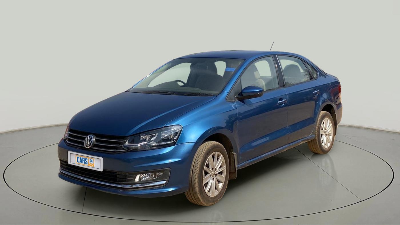 2017 Volkswagen Vento HIGHLINE PETROL AT, Petrol, Automatic, 38,945 km, Left Front Diagonal