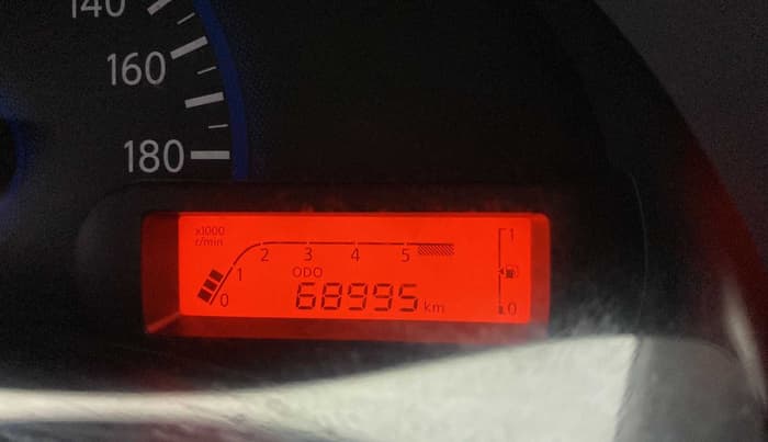 2014 Datsun Go T, Petrol, Manual, 68,978 km, Odometer Image