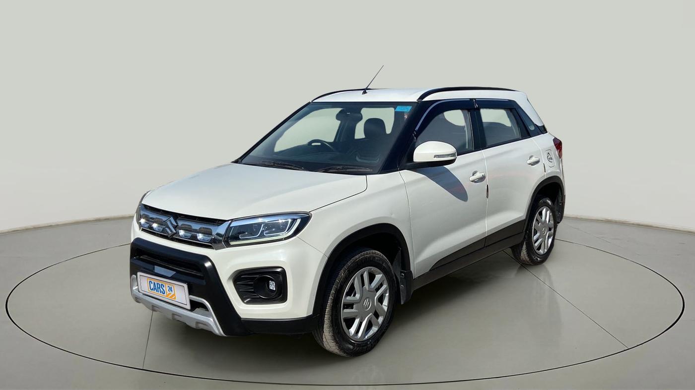 2021 Maruti Vitara Brezza VXI, Petrol, Manual, 9,671 km, Left Front Diagonal