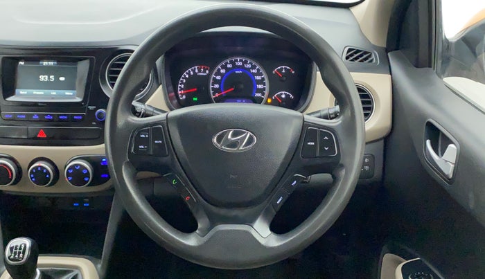 2017 Hyundai Grand i10 SPORTZ 1.2 KAPPA VTVT, Petrol, Manual, 79,457 km, Steering Wheel Close Up