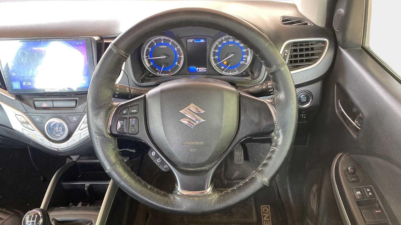 2018 Maruti Baleno ZETA PETROL 1.2, Petrol, Manual, 94,450 km, Steering Wheel Close Up