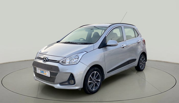 2017 Hyundai Grand i10 SPORTZ (O) AT 1.2 KAPPA VTVT, Petrol, Automatic, 43,563 km, Left Front Diagonal