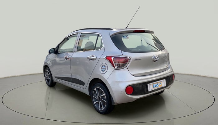 2017 Hyundai Grand i10 SPORTZ (O) AT 1.2 KAPPA VTVT, Petrol, Automatic, 43,563 km, Left Back Diagonal