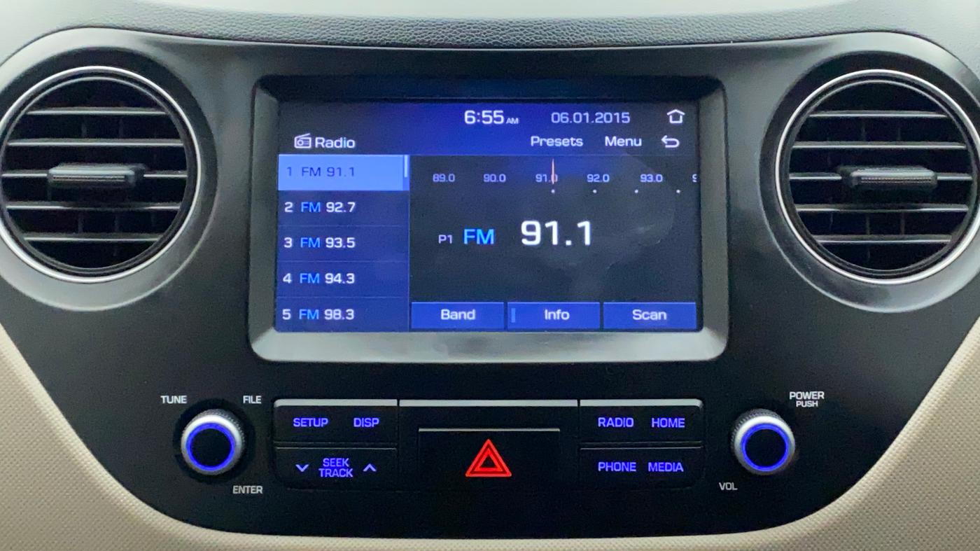 2020 Hyundai Grand i10 SPORTZ 1.2 KAPPA VTVT, Petrol, Manual, 41,445 km, Infotainment System