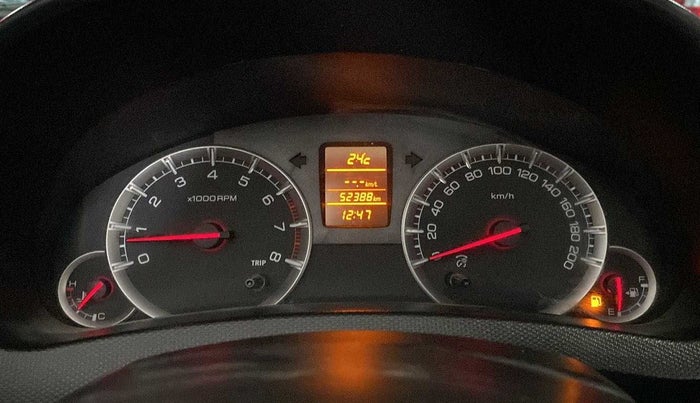 2016 Maruti Swift ZXI, Petrol, Manual, 52,385 km, Odometer Image