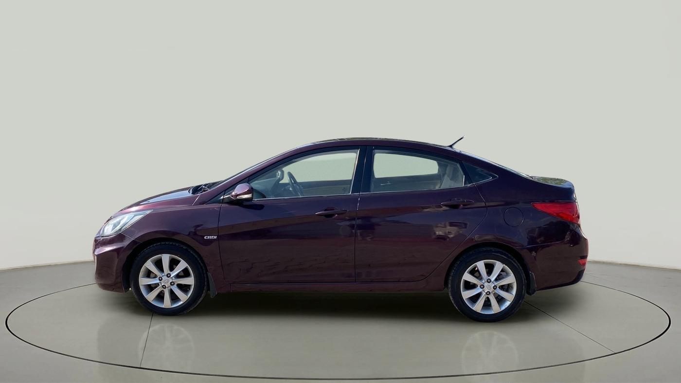 2012 Hyundai Verna FLUIDIC 1.6 CRDI SX, Diesel, Manual, 98,414 km, Left Side