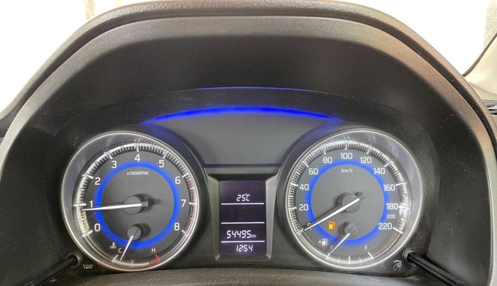 2018 Maruti Baleno DELTA PETROL 1.2, Petrol, Manual, 54,487 km, Odometer Image