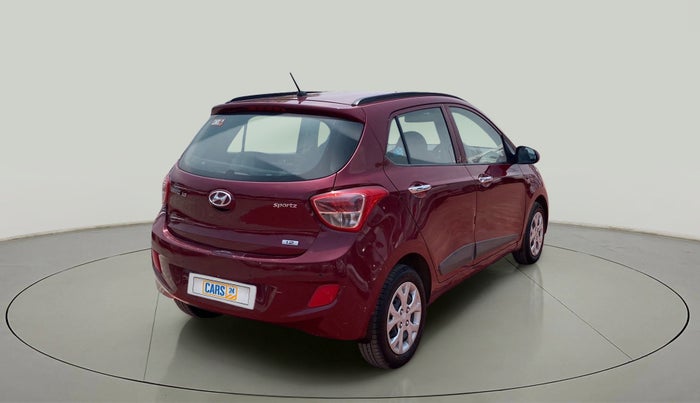 2014 Hyundai Grand i10 SPORTZ 1.2 KAPPA VTVT, Petrol, Manual, 42,929 km, Right Back Diagonal