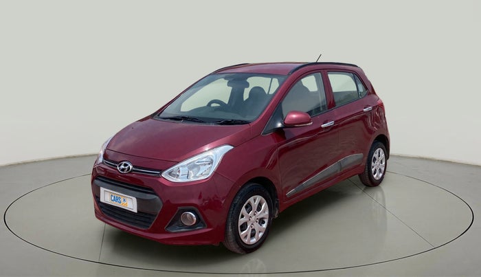 2014 Hyundai Grand i10 SPORTZ 1.2 KAPPA VTVT, Petrol, Manual, 42,929 km, Left Front Diagonal