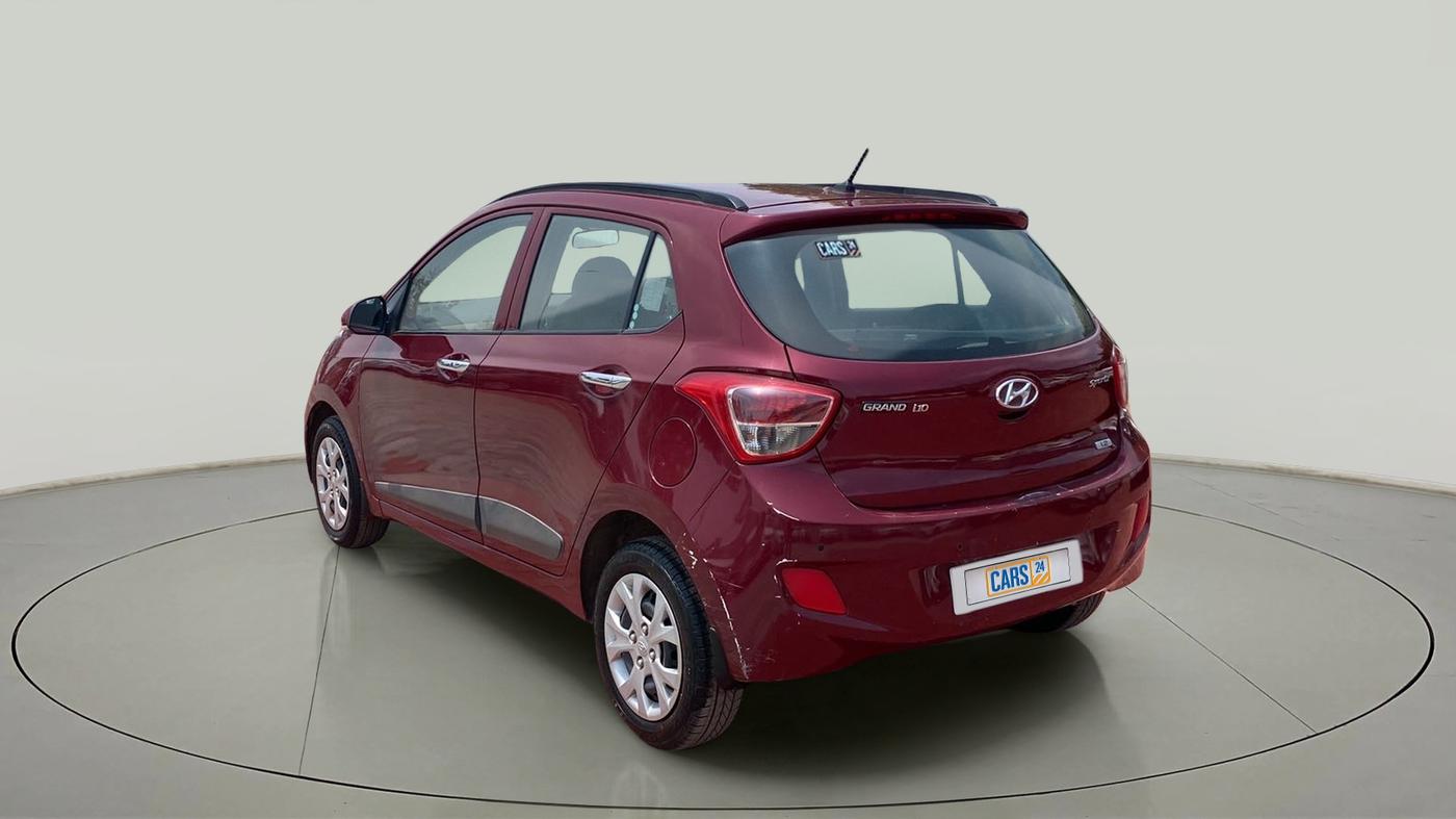 2014 Hyundai Grand i10 SPORTZ 1.2 KAPPA VTVT, Petrol, Manual, 42,929 km, Left Back Diagonal