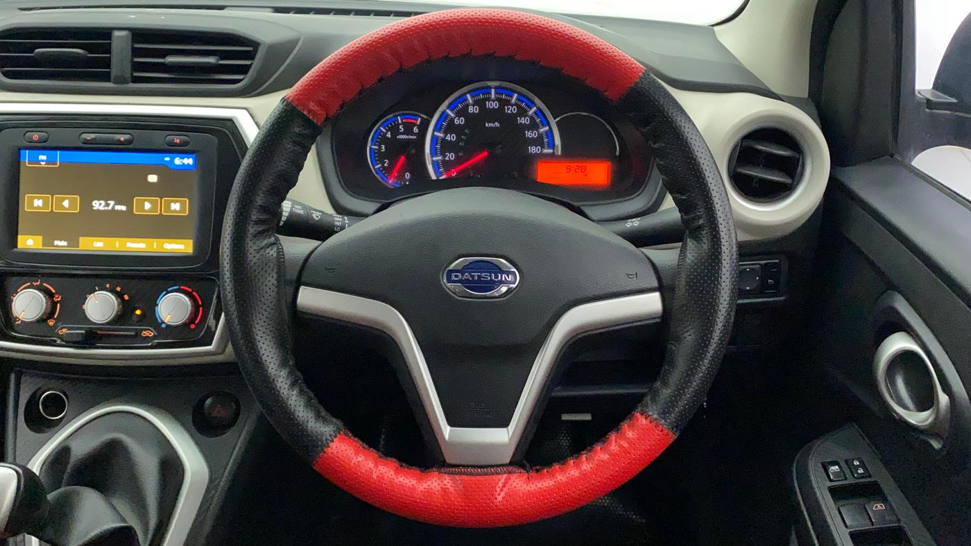 2020 Datsun Go Plus T(O), Petrol, Manual, 7,758 km, Steering Wheel Close Up