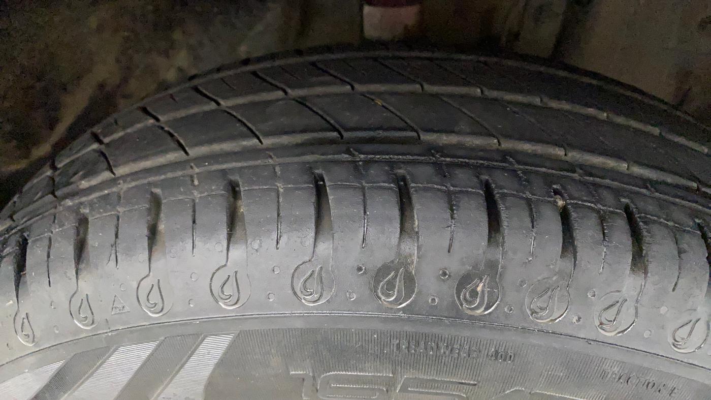 2020 Datsun Go Plus T(O), Petrol, Manual, 7,758 km, Right Front Tyre Tread