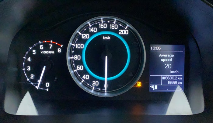 2021 Maruti IGNIS ZETA 1.2, Petrol, Manual, 6,817 km, Odometer Image