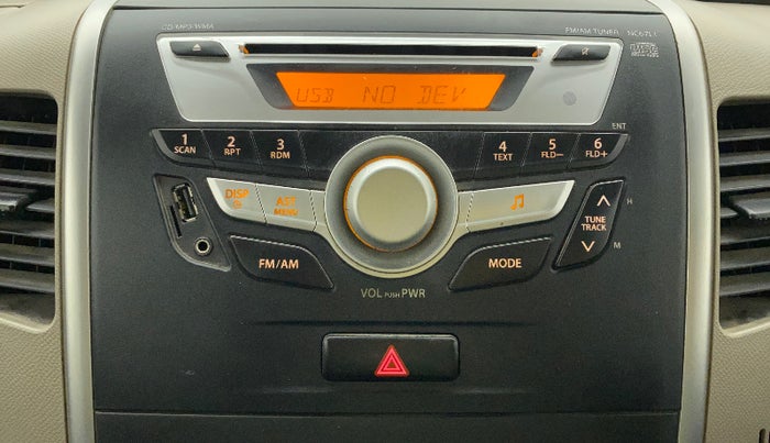 2013 Maruti Wagon R 1.0 VXI, Petrol, Manual, 50,946 km, Infotainment System