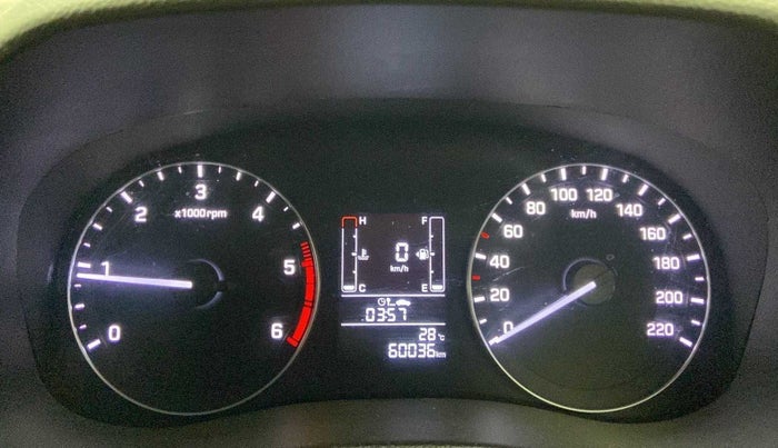 2019 Hyundai Creta SX 1.6 DIESEL, Diesel, Manual, 60,175 km, Odometer Image