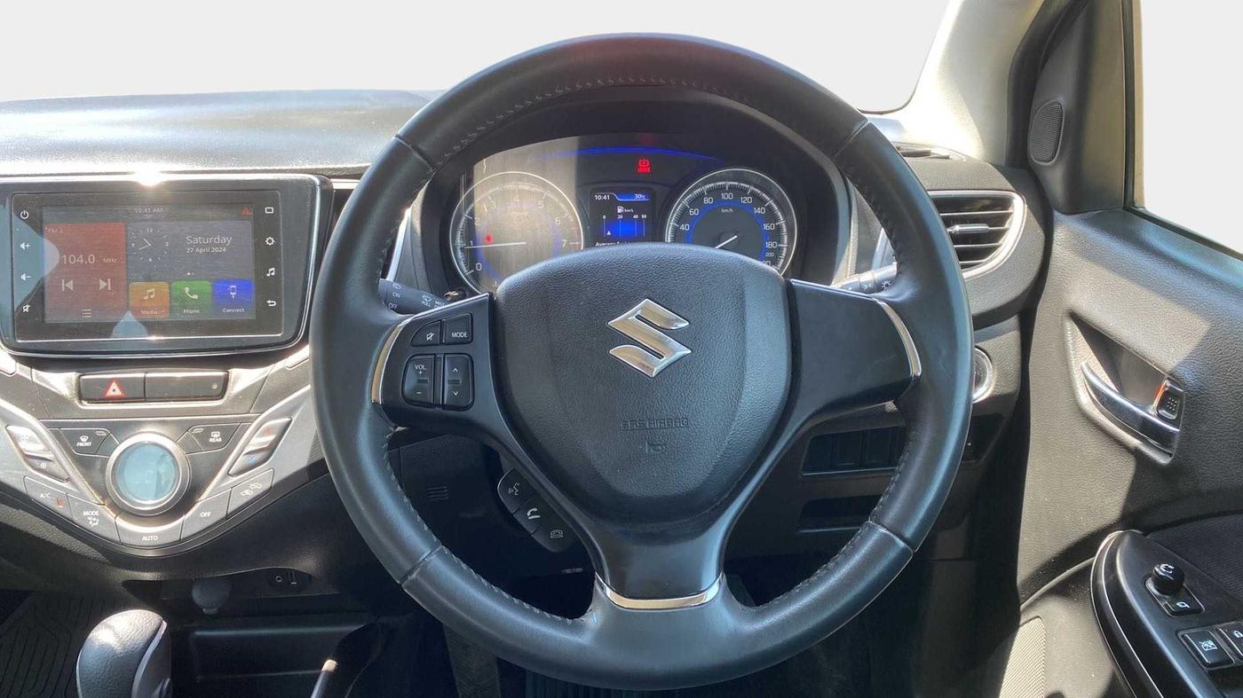 2019 Maruti Baleno ALPHA CVT PETROL 1.2, Petrol, Automatic, 34,783 km, Steering Wheel Close Up