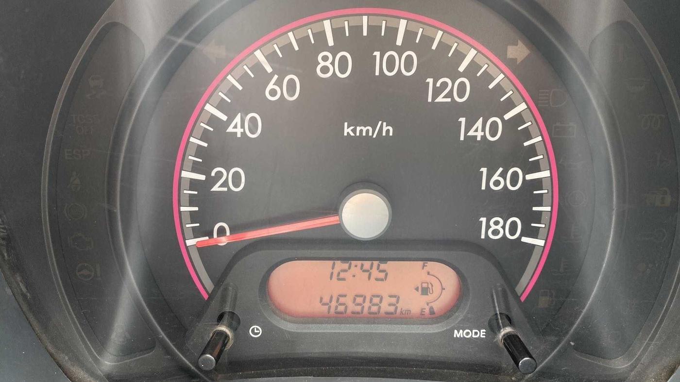 2010 Maruti A Star VXI, Petrol, Manual, 46,984 km, Odometer Image