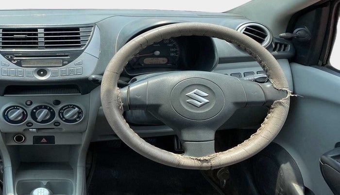 2010 Maruti A Star VXI, Petrol, Manual, 46,984 km, Steering Wheel Close Up