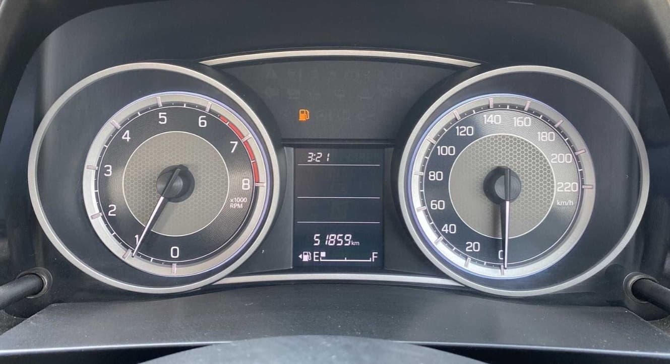 2019 Maruti Dzire VXI, Petrol, Manual, 51,837 km, Odometer Image