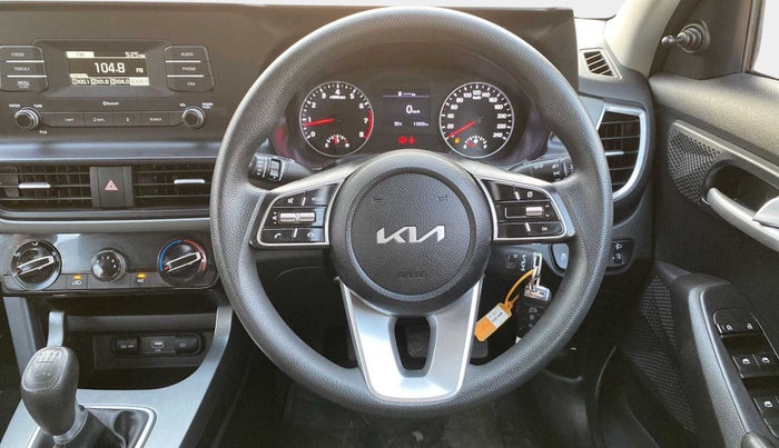 2022 KIA SELTOS HTE 1.5 PETROL, Petrol, Manual, 11,656 km, Steering Wheel Close Up