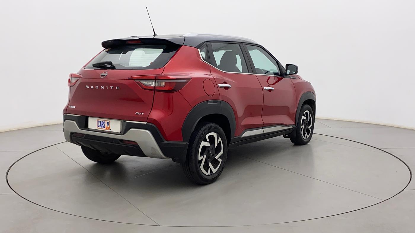 2021 Nissan MAGNITE XV PREMIUM TURBO CVT DUAL TONE, Petrol, Automatic, 45,851 km, Right Back Diagonal