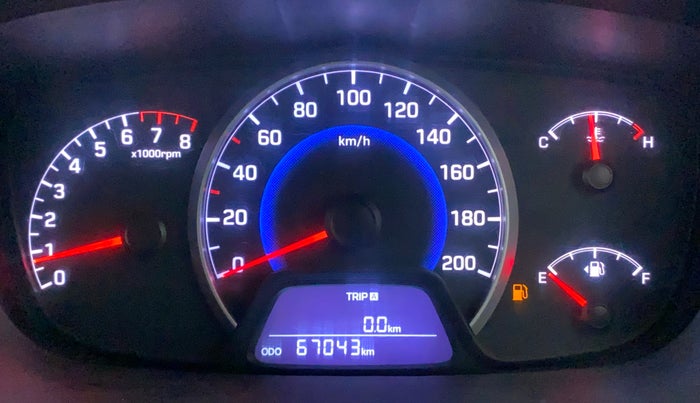 2013 Hyundai Grand i10 SPORTZ 1.2 KAPPA VTVT, Petrol, Manual, 67,043 km, Odometer Image