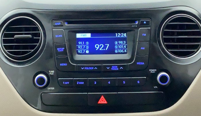 2013 Hyundai Grand i10 SPORTZ 1.2 KAPPA VTVT, Petrol, Manual, 67,043 km, Infotainment System