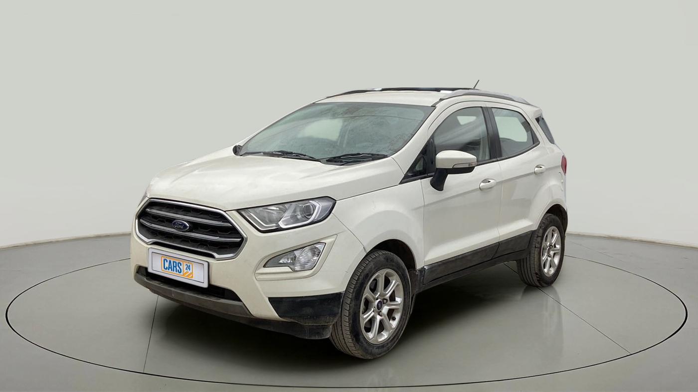 2019 Ford Ecosport TITANIUM + 1.5L PETROL AT, Petrol, Automatic, 58,384 km, Left Front Diagonal