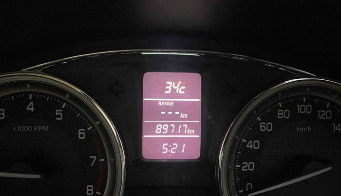 2015 Maruti Ciaz ZXI, Petrol, Manual, 90,272 km, Odometer Image