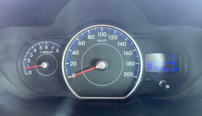 2013 Hyundai i10 MAGNA 1.2, Petrol, Manual, 1,07,076 km, Odometer Image