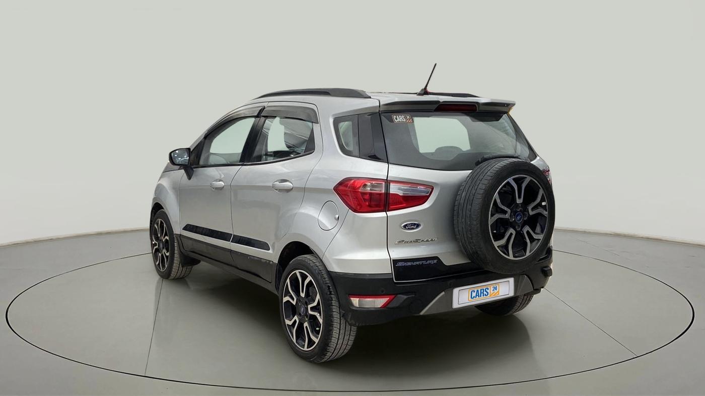2019 Ford Ecosport TITANIUM 1.5L SIGNATURE EDITION (SUNROOF) PETROL, CNG, Manual, 22,956 km, Left Back Diagonal