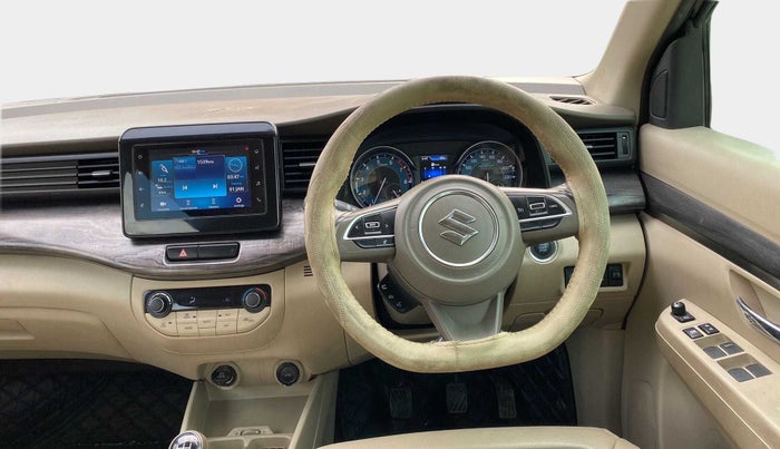 2022 Maruti Ertiga ZXI+ SHVS, Petrol, Manual, 38,881 km, Steering Wheel Close Up
