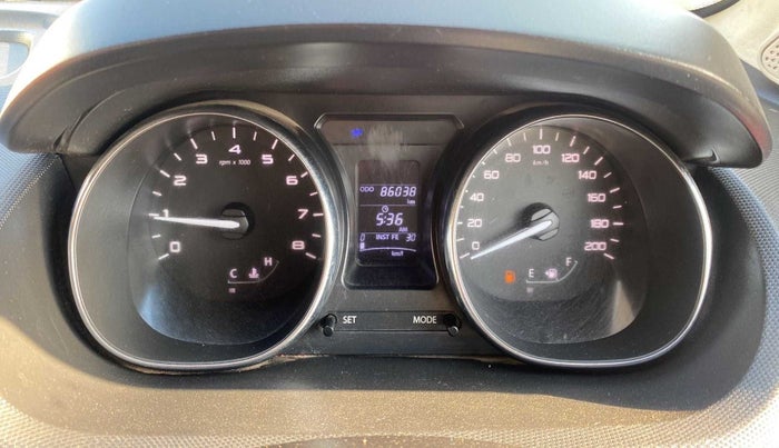 2016 Tata Tiago XZ PETROL, Petrol, Manual, 86,093 km, Odometer Image