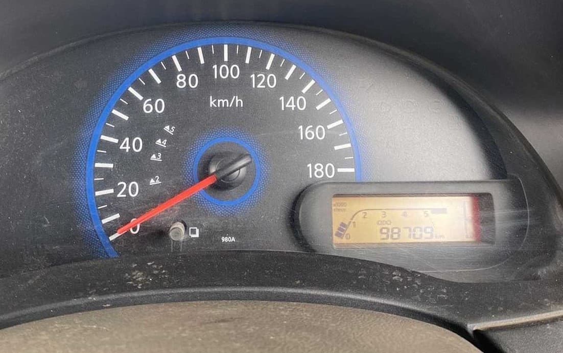 2016 Datsun Go T, CNG, Manual, 98,663 km, Odometer Image