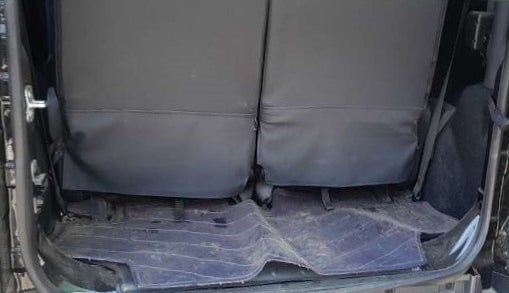 2022 Mahindra Thar LX  P 4WD AT CONVERTIBLE, Petrol, Automatic, 8,741 km, Boot Inside