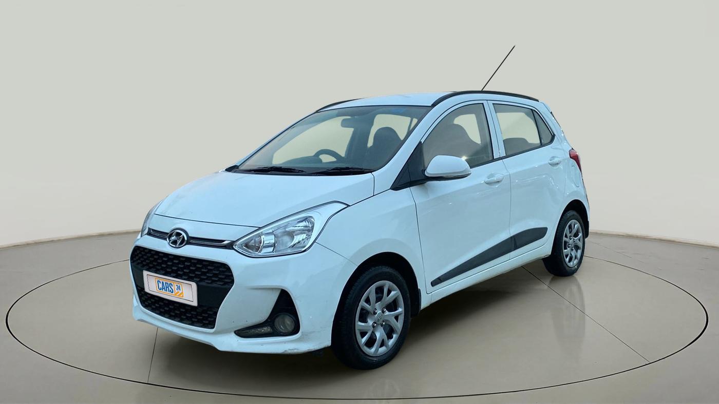2019 Hyundai Grand i10 SPORTZ 1.2 KAPPA VTVT, Petrol, Manual, 16,152 km, Left Front Diagonal