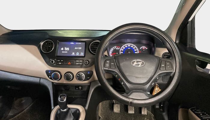 2019 Hyundai Grand i10 SPORTZ 1.2 KAPPA VTVT, Petrol, Manual, 16,152 km, Steering Wheel Close Up