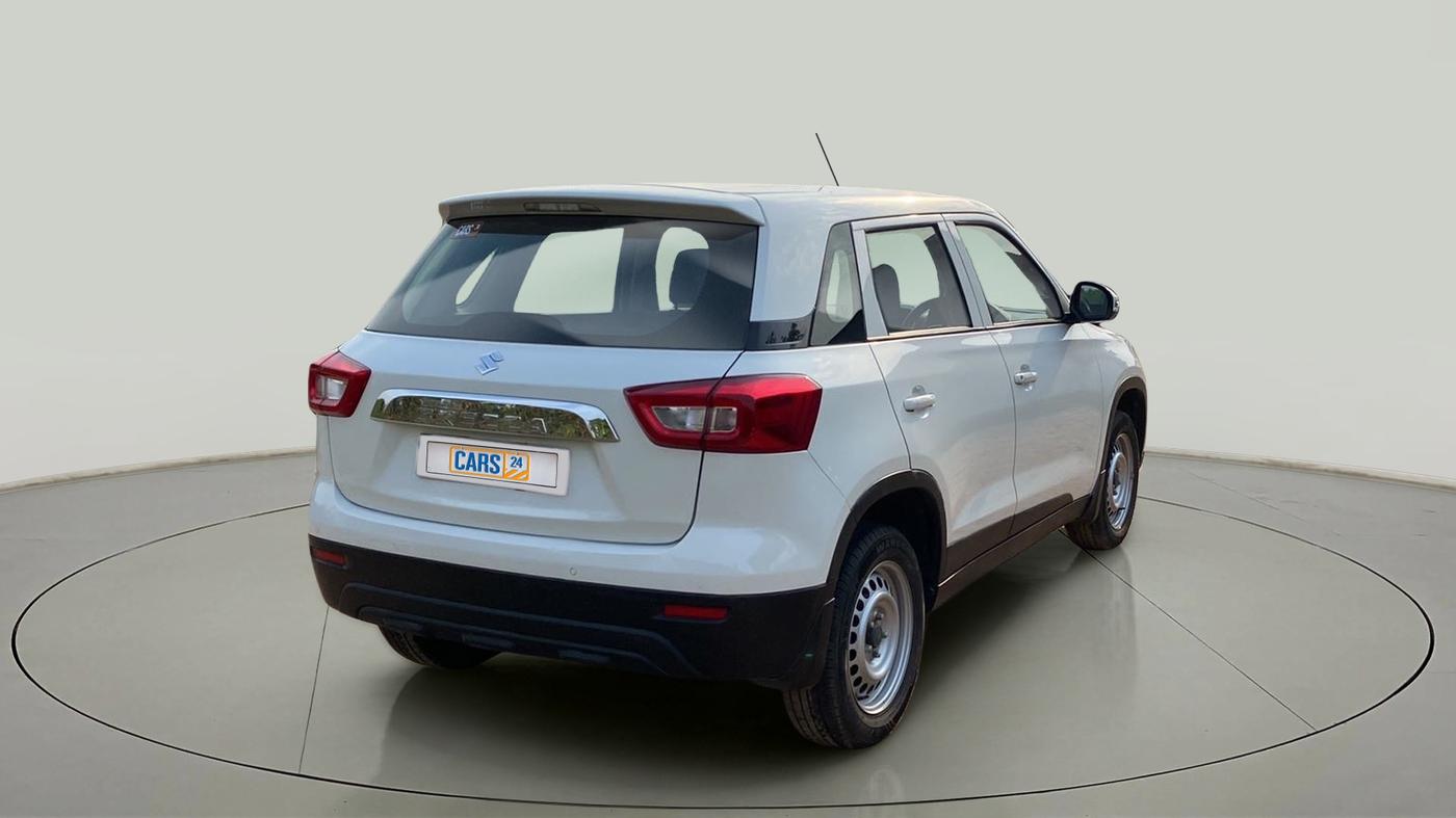 2021 Maruti Vitara Brezza LXI, Petrol, Manual, 34,595 km, Right Back Diagonal