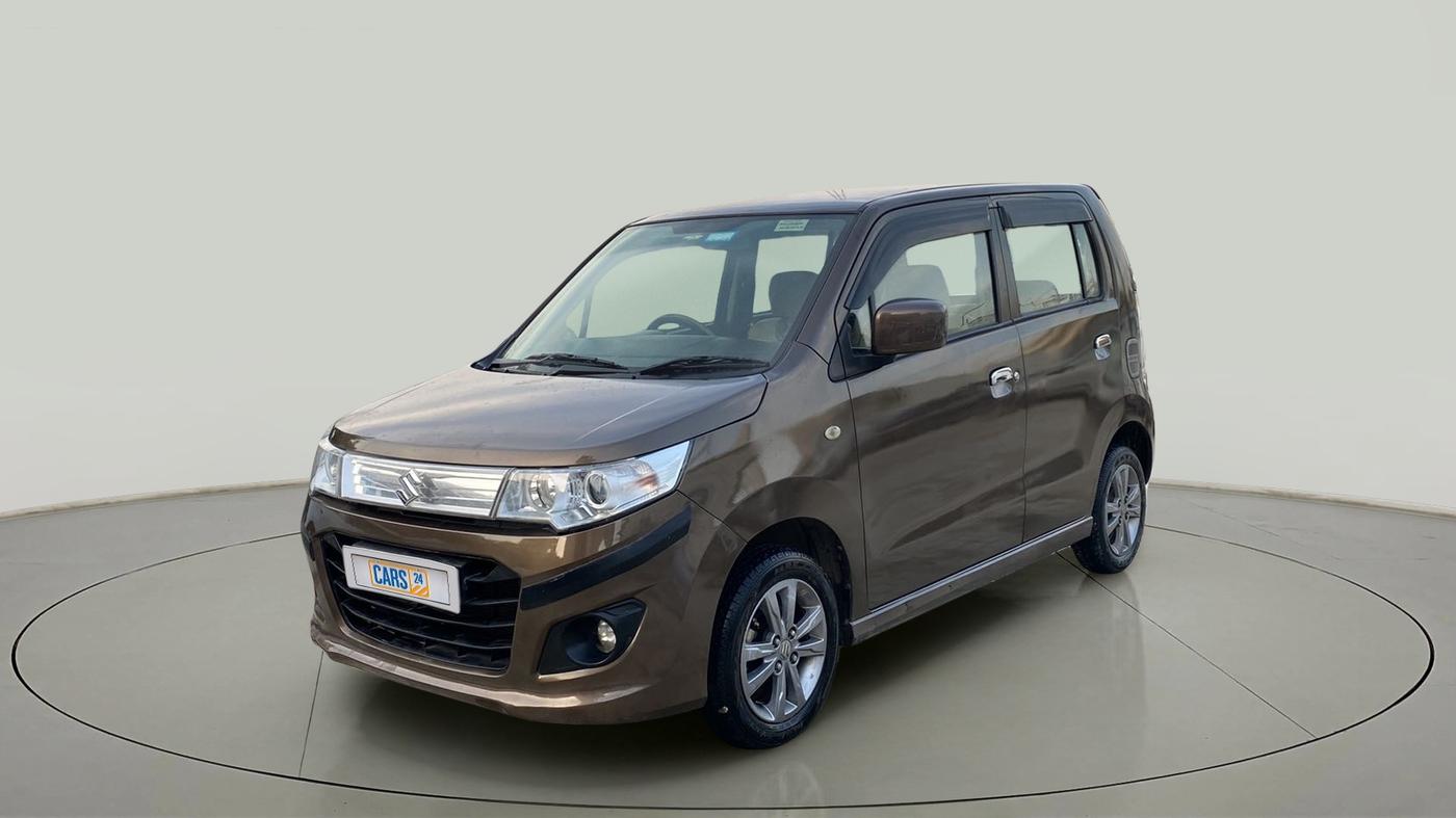 2018 Maruti Wagon R 1.0 VXI + (O) AMT, Petrol, Automatic, 39,881 km, Left Front Diagonal