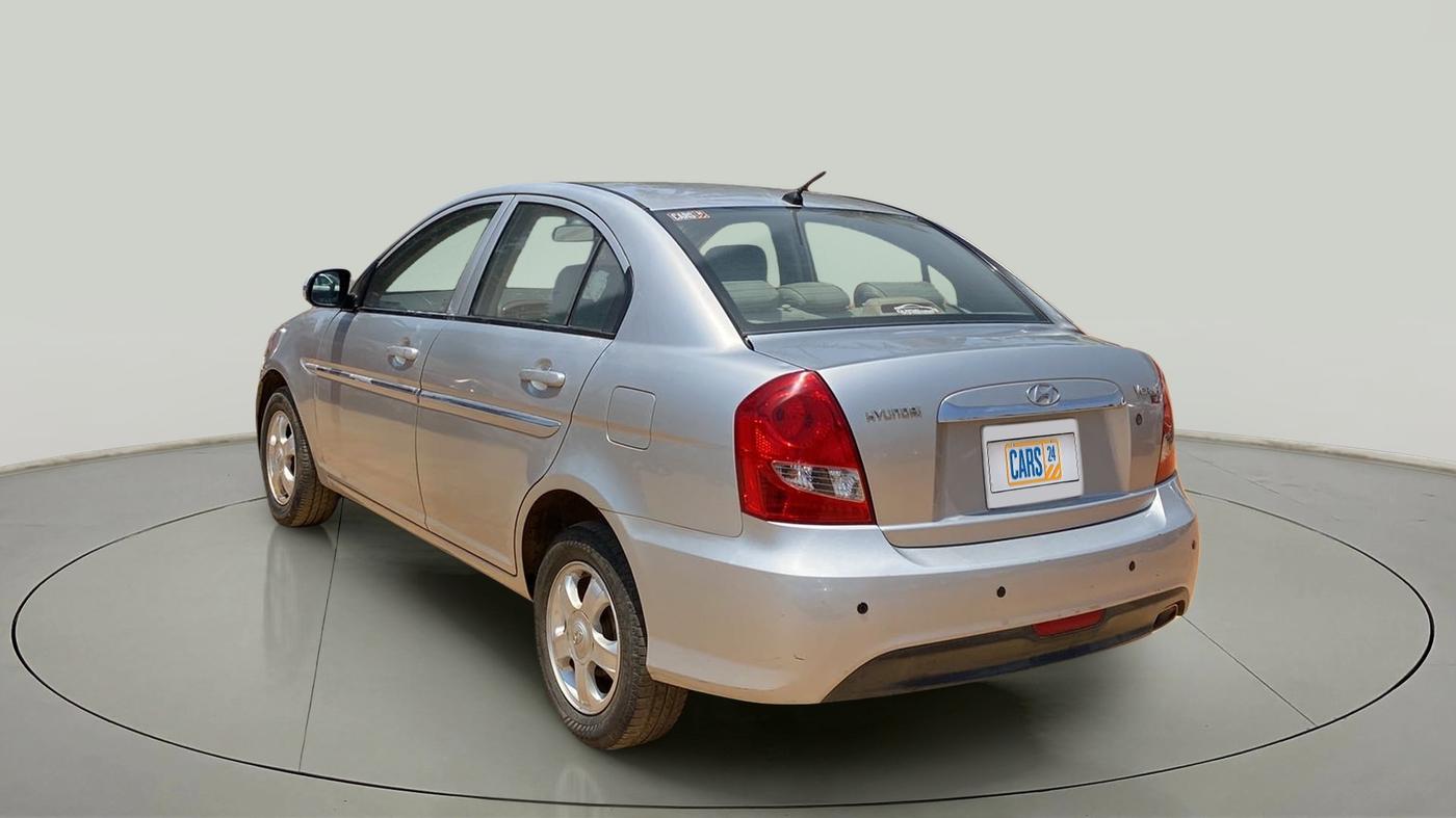 2010 Hyundai Verna TRANSFORM 1.6 SX VTVT, Petrol, Manual, 1,14,988 km, Left Back Diagonal