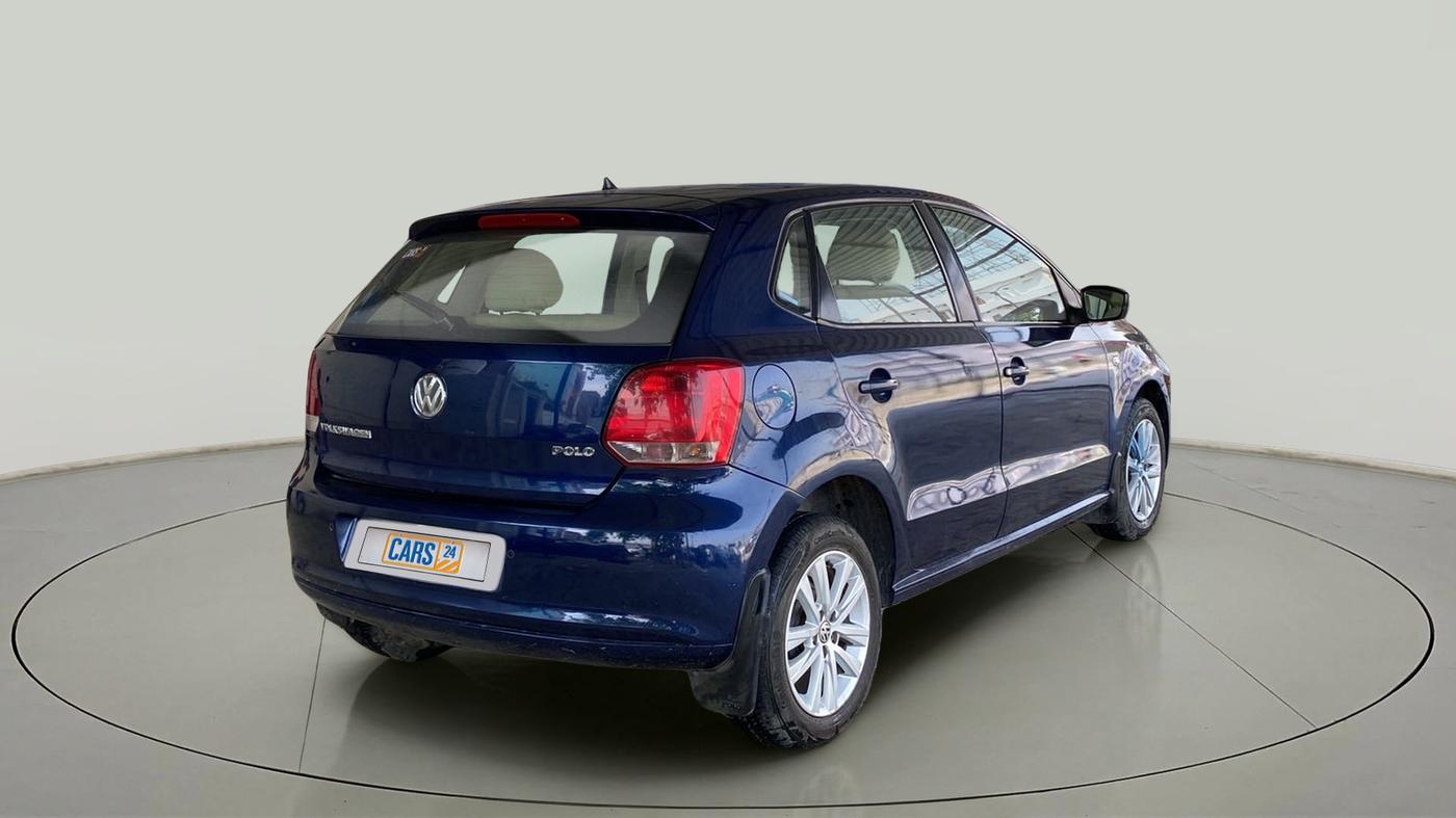 2013 Volkswagen Polo HIGHLINE1.2L, Petrol, Manual, 52,169 km, Right Back Diagonal