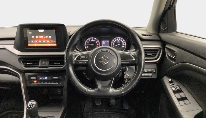 2023 Maruti BREZZA VXI SMART HYBRID, Petrol, Manual, 19,281 km, Steering Wheel Close Up