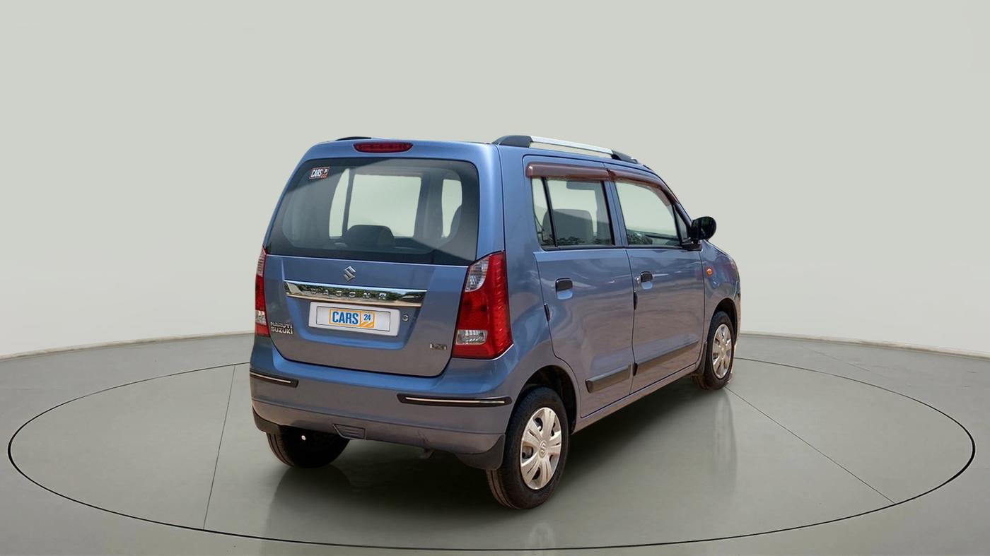 2012 Maruti Wagon R 1.0 LXI, Petrol, Manual, 23,930 km, Right Back Diagonal
