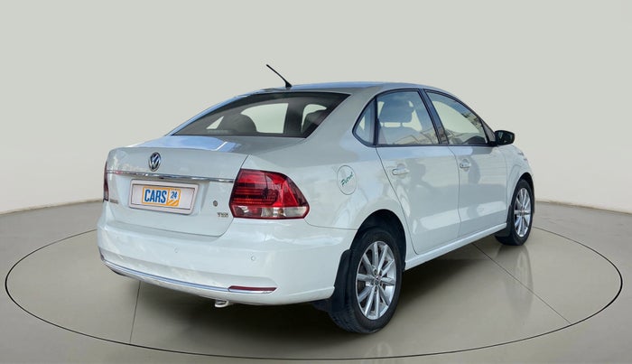 2017 Volkswagen Vento HIGHLINE PLUS 1.2 AT 16 ALLOY, Petrol, Automatic, 88,571 km, Right Back Diagonal