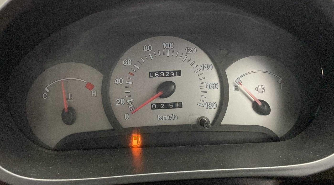 2011 Hyundai Santro Xing GL PLUS, Petrol, Manual, 69,213 km, Odometer Image