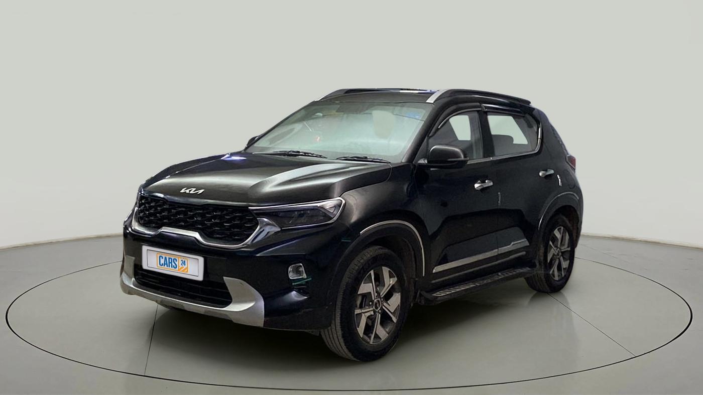 2022 KIA SONET HTX 1.0 IMT, Petrol, Manual, 36,934 km, Left Front Diagonal