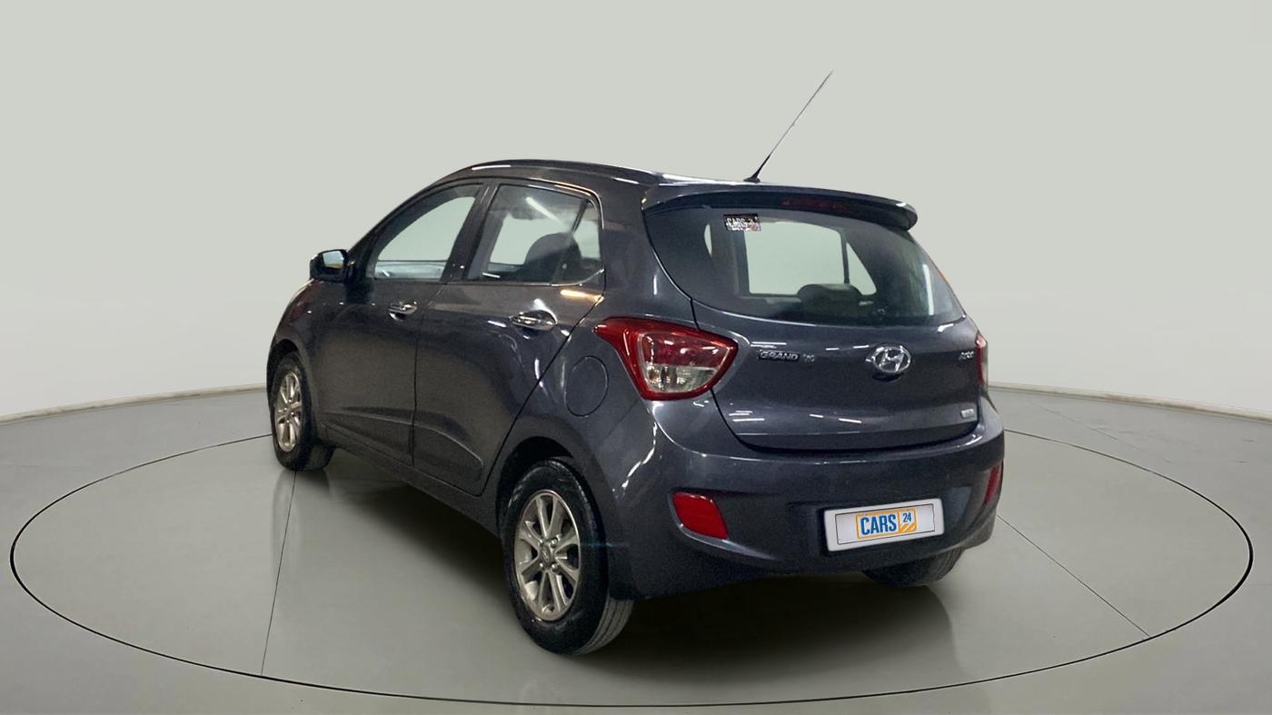 2015 Hyundai Grand i10 ASTA (O) 1.2 KAPPA VTVT, Petrol, Manual, 1,17,933 km, Left Back Diagonal
