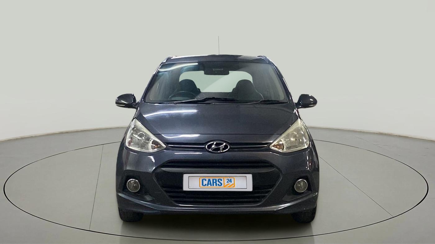 2015 Hyundai Grand i10 ASTA (O) 1.2 KAPPA VTVT, Petrol, Manual, 1,17,933 km, Front