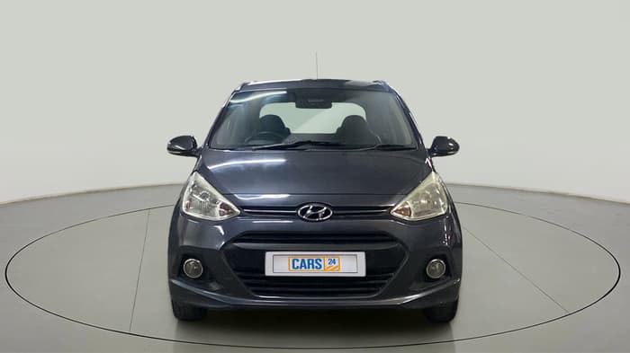 2015 Hyundai Grand i10 ASTA (O) 1.2 KAPPA VTVT, Petrol, Manual, 1,17,933 km, Front